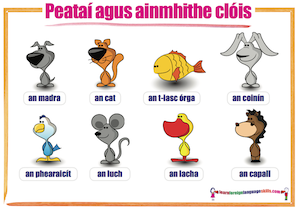 Peata agus ainmhithe clis